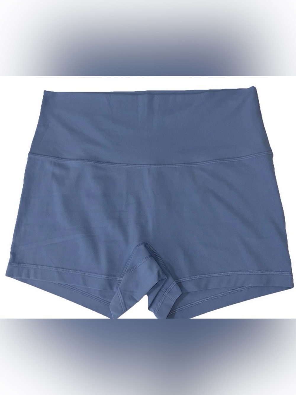 NWT LULULEMON SIZE 12 ALIGN NO LINE HIGH RISE 4”L SHORT AUTHENTIC PREP BLUE